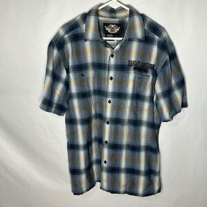 Men’s Harley-Davidson short sleeve button down shirt sz M